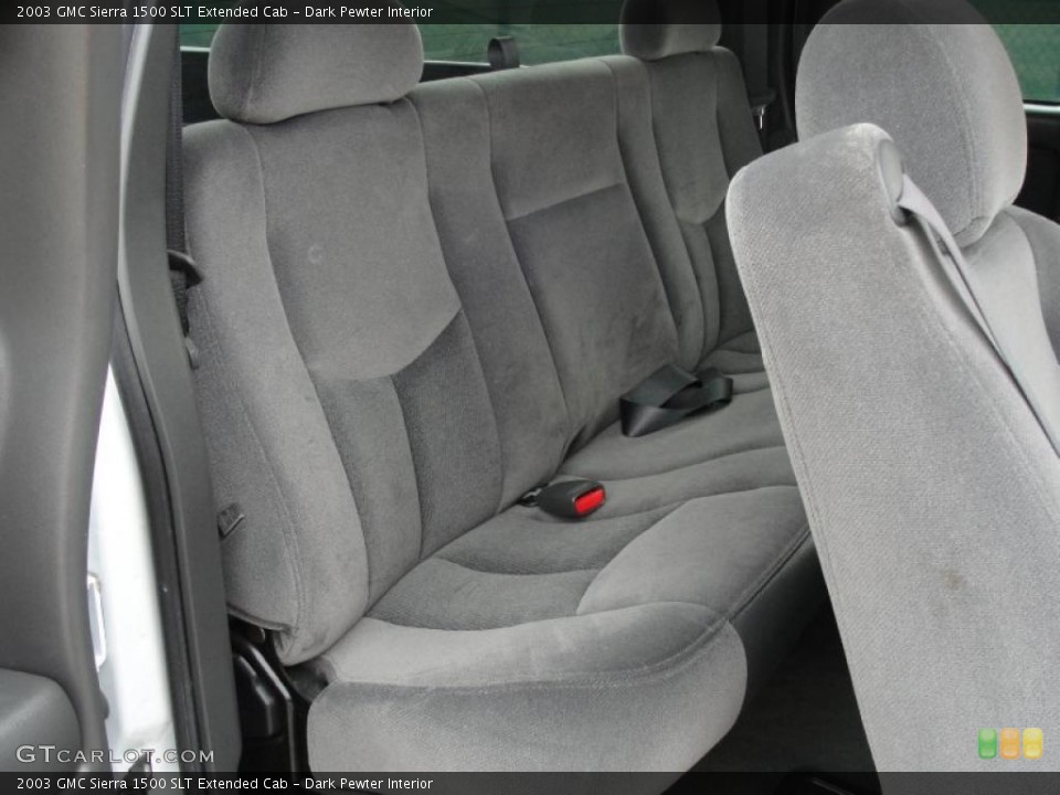 Dark Pewter Interior Photo for the 2003 GMC Sierra 1500 SLT Extended Cab #42129671