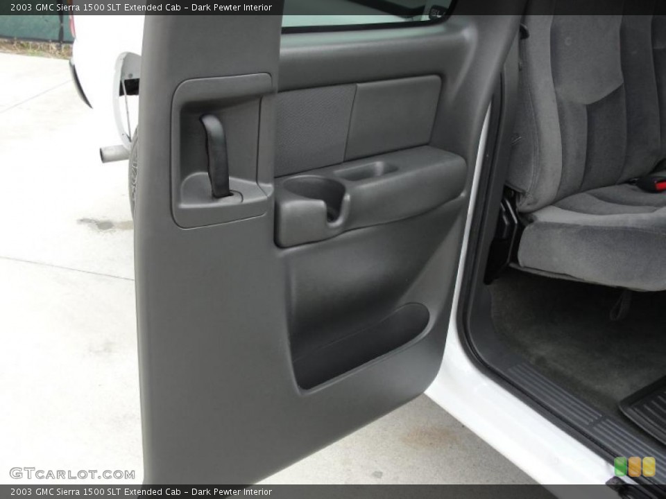 Dark Pewter Interior Door Panel for the 2003 GMC Sierra 1500 SLT Extended Cab #42129680