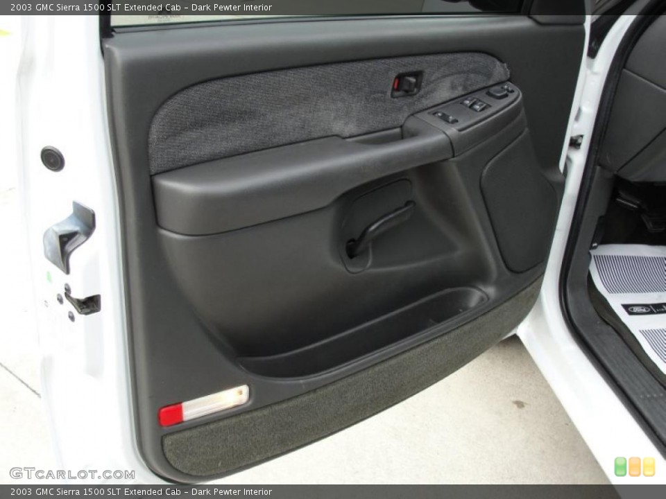 Dark Pewter Interior Door Panel for the 2003 GMC Sierra 1500 SLT Extended Cab #42129703