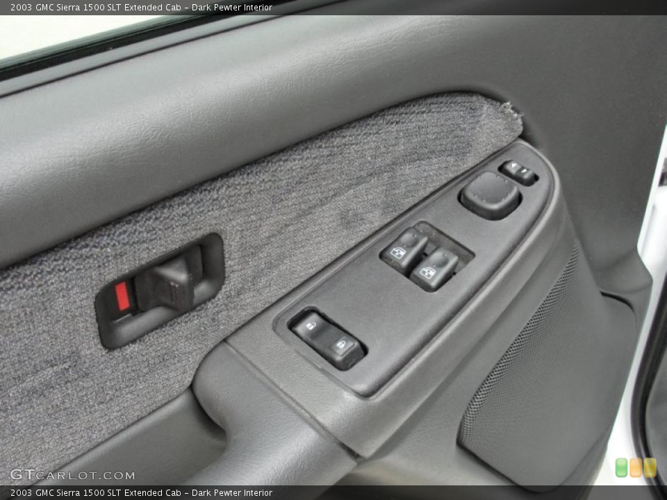 Dark Pewter Interior Controls for the 2003 GMC Sierra 1500 SLT Extended Cab #42129711