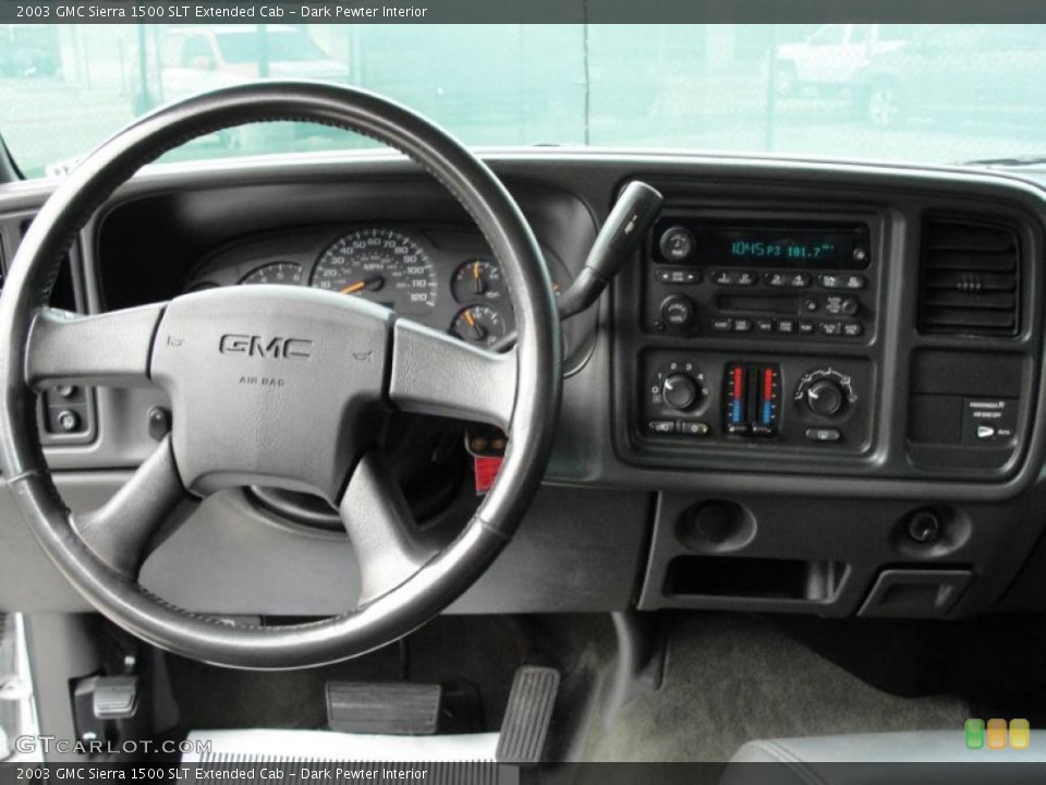 Dark Pewter Interior Dashboard for the 2003 GMC Sierra 1500 SLT Extended Cab #42129739