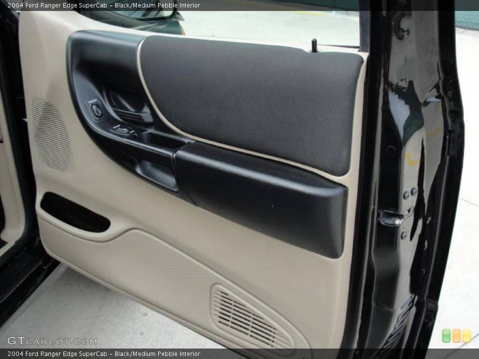 Black/Medium Pebble Interior Door Panel for the 2004 Ford Ranger Edge SuperCab #42130707