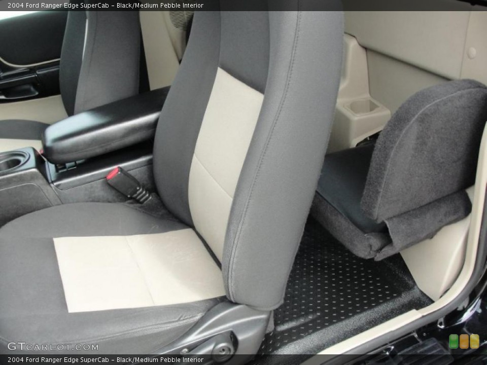 Black/Medium Pebble Interior Photo for the 2004 Ford Ranger Edge SuperCab #42130775