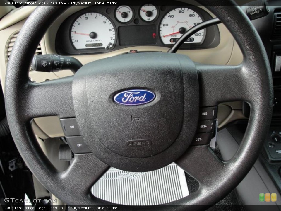 Black/Medium Pebble Interior Steering Wheel for the 2004 Ford Ranger Edge SuperCab #42130803