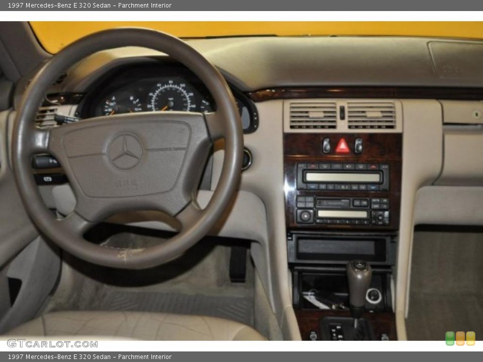Parchment Interior Dashboard for the 1997 Mercedes-Benz E 320 Sedan #42130971