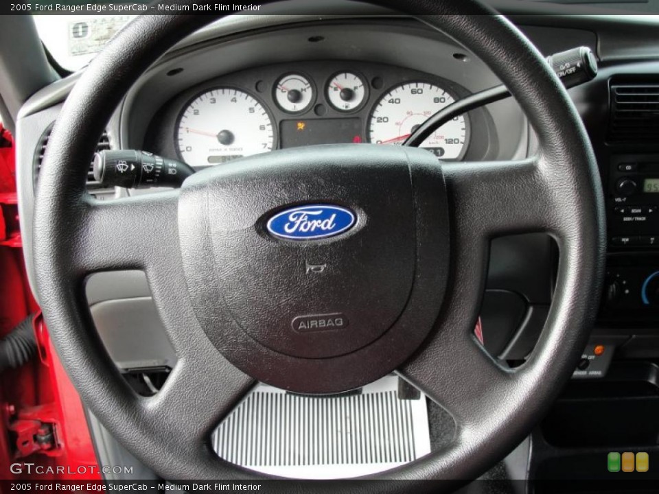 Medium Dark Flint Interior Steering Wheel for the 2005 Ford Ranger Edge SuperCab #42131199