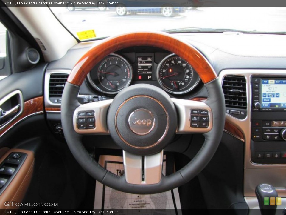 New Saddle/Black Interior Steering Wheel for the 2011 Jeep Grand Cherokee Overland #42134919