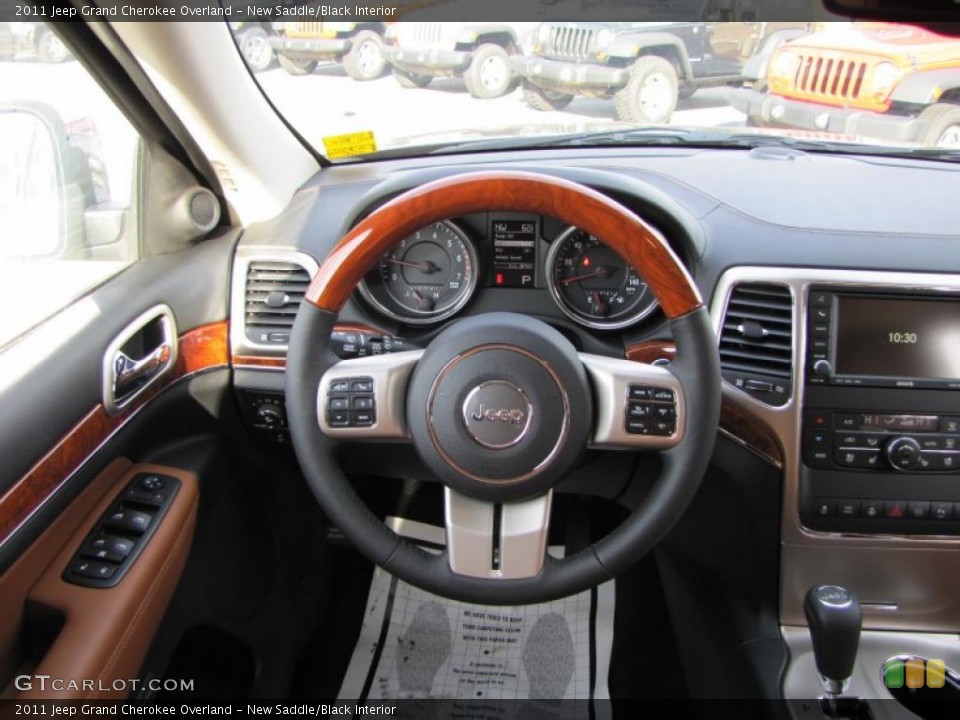 New Saddle/Black Interior Steering Wheel for the 2011 Jeep Grand Cherokee Overland #42135199