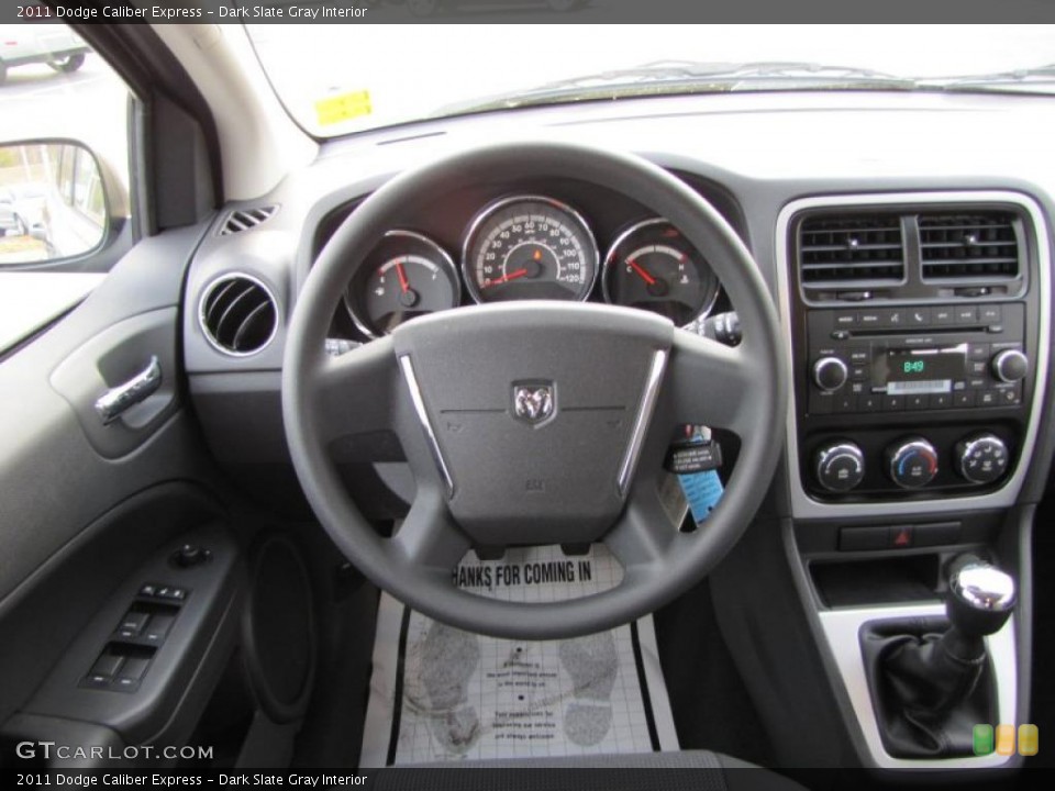 Dark Slate Gray Interior Dashboard for the 2011 Dodge Caliber Express #42135440