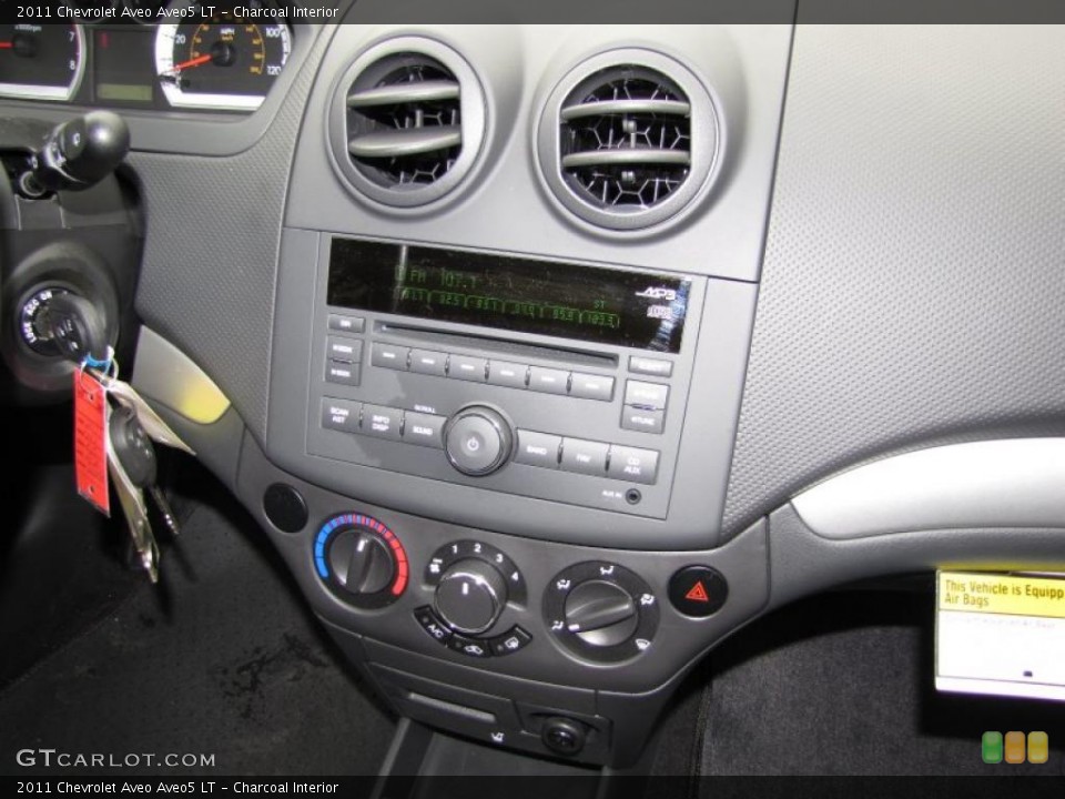 Charcoal Interior Controls for the 2011 Chevrolet Aveo Aveo5 LT #42136167