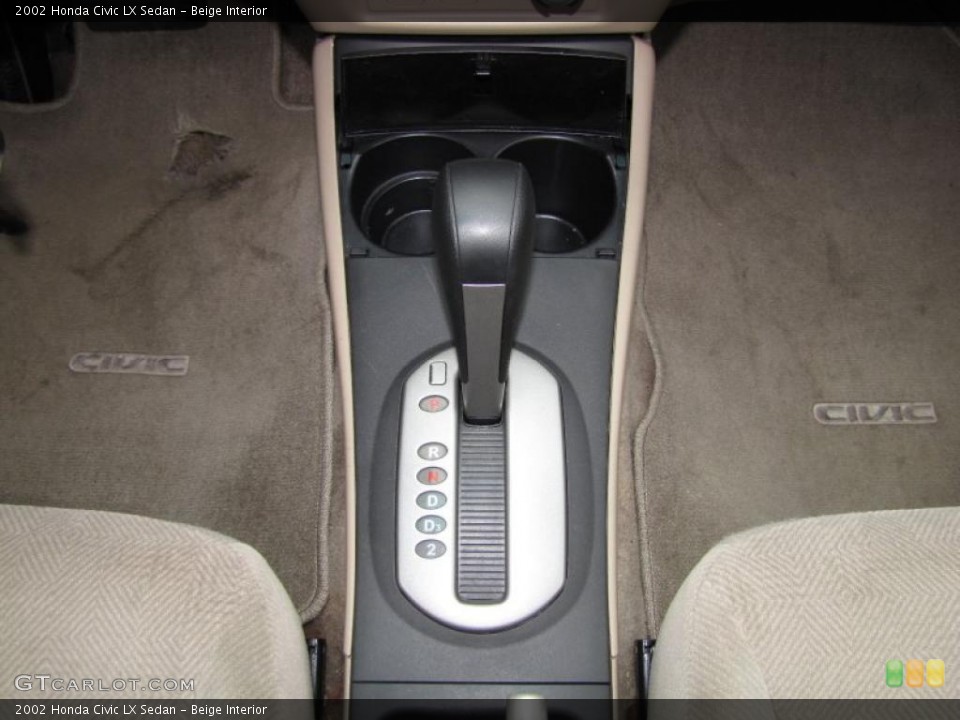 Beige Interior Transmission for the 2002 Honda Civic LX Sedan #42136471