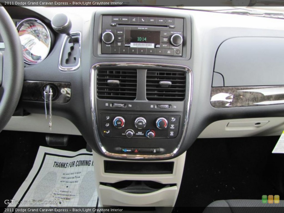Black/Light Graystone Interior Controls for the 2011 Dodge Grand Caravan Express #42139275