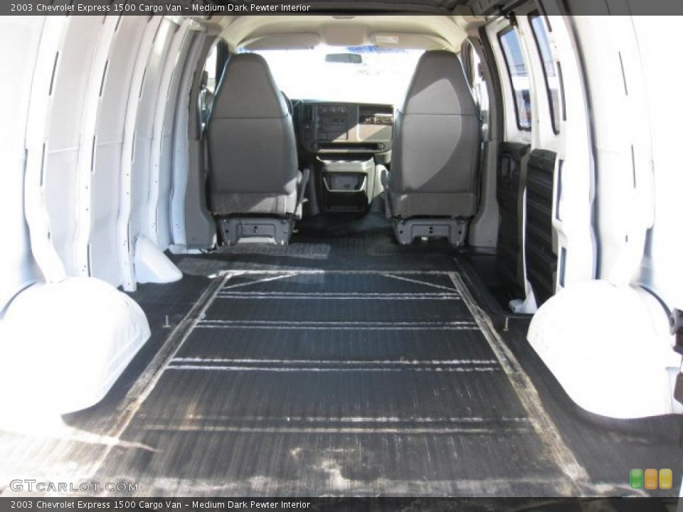 Medium Dark Pewter Interior Trunk for the 2003 Chevrolet Express 1500 Cargo Van #42141215