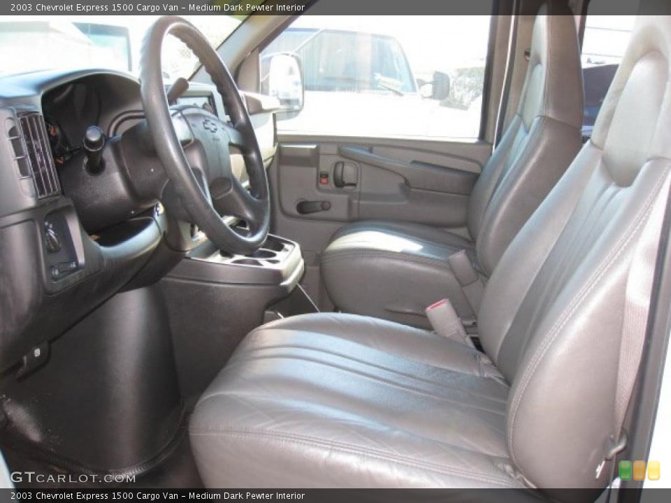Medium Dark Pewter Interior Photo for the 2003 Chevrolet Express 1500 Cargo Van #42141231