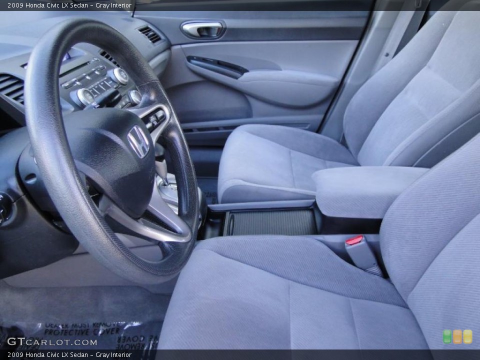 Gray Interior Photo for the 2009 Honda Civic LX Sedan #42141493
