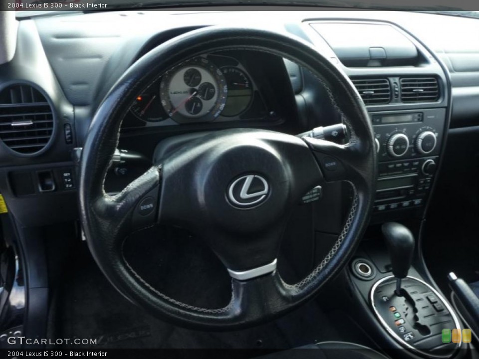 Black Interior Photo for the 2004 Lexus IS 300 #42143316