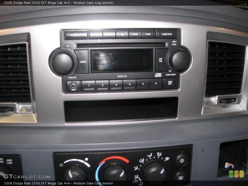 Medium Slate Gray Interior Controls for the 2008 Dodge Ram 2500 SXT Mega Cab 4x4 #42147088