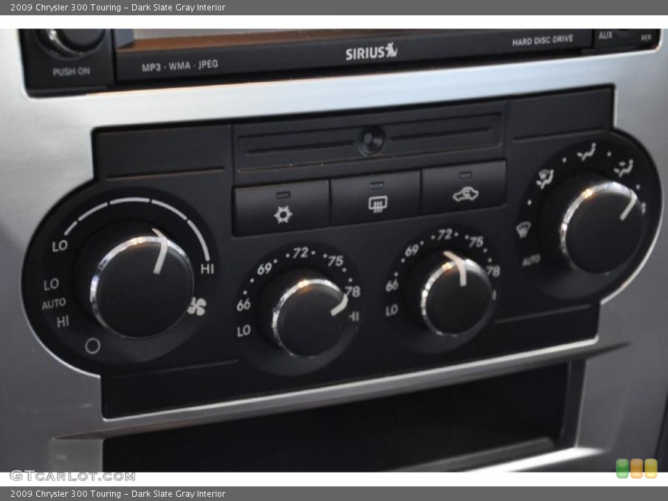Dark Slate Gray Interior Gauges for the 2009 Chrysler 300 Touring #42148548