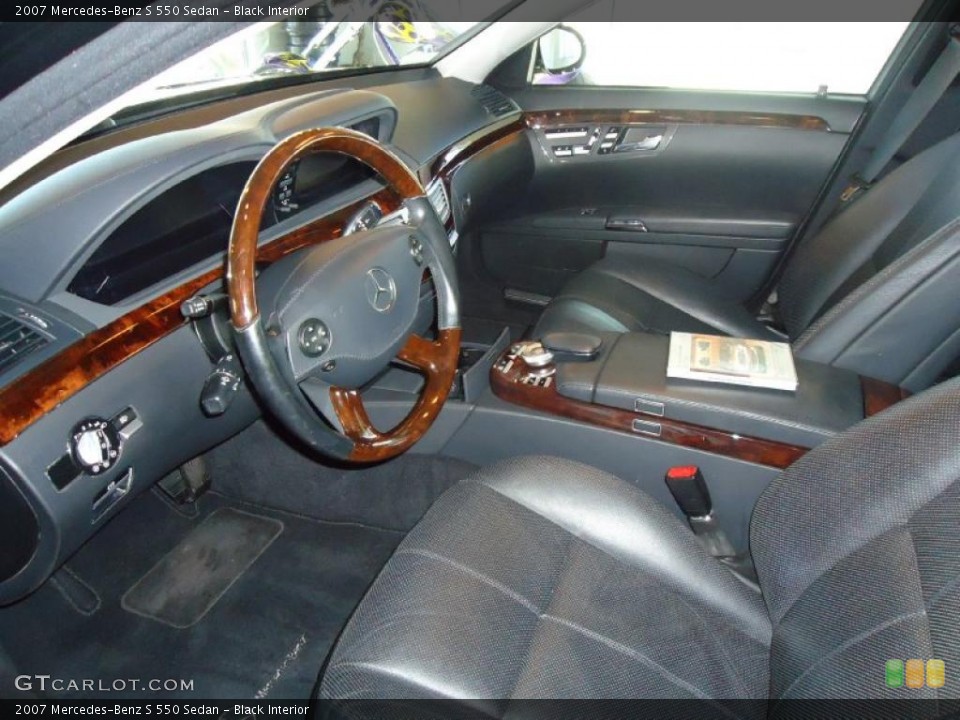 Black Interior Photo for the 2007 Mercedes-Benz S 550 Sedan #42149840