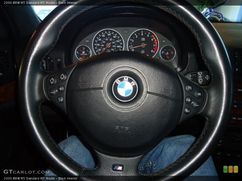 Black Interior Steering Wheel for the 2000 BMW M5  #42151920