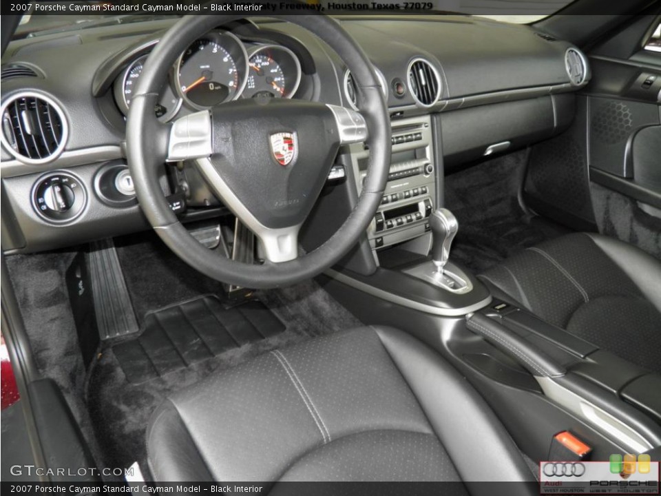 Black Interior Dashboard for the 2007 Porsche Cayman  #42152044