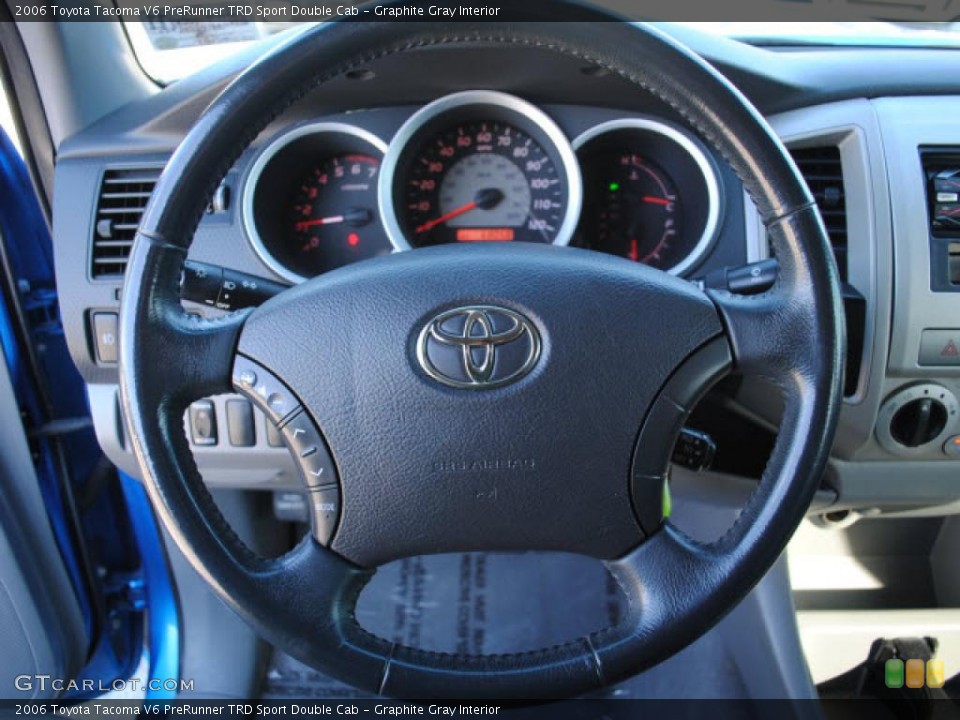 Graphite Gray Interior Steering Wheel for the 2006 Toyota Tacoma V6 PreRunner TRD Sport Double Cab #42152320