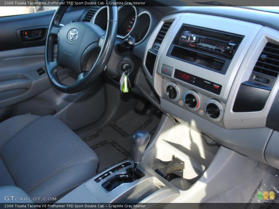Graphite Gray Interior Dashboard for the 2006 Toyota Tacoma V6 PreRunner TRD Sport Double Cab #42152408