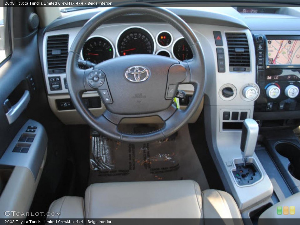 Beige Interior Photo for the 2008 Toyota Tundra Limited CrewMax 4x4 #42153784