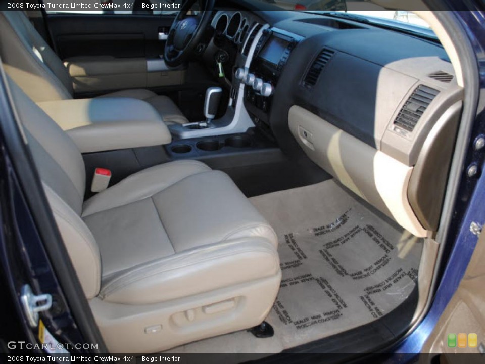 Beige Interior Photo for the 2008 Toyota Tundra Limited CrewMax 4x4 #42153884