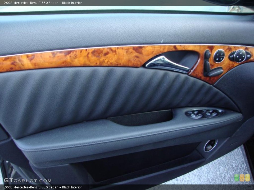 Black Interior Door Panel for the 2008 Mercedes-Benz E 550 Sedan #42154324