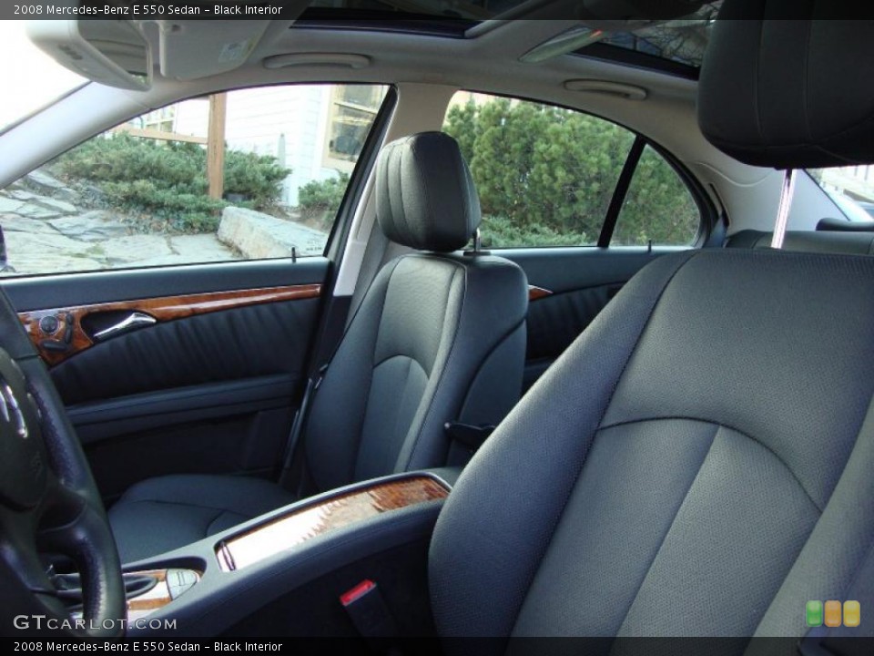 Black Interior Photo for the 2008 Mercedes-Benz E 550 Sedan #42154372