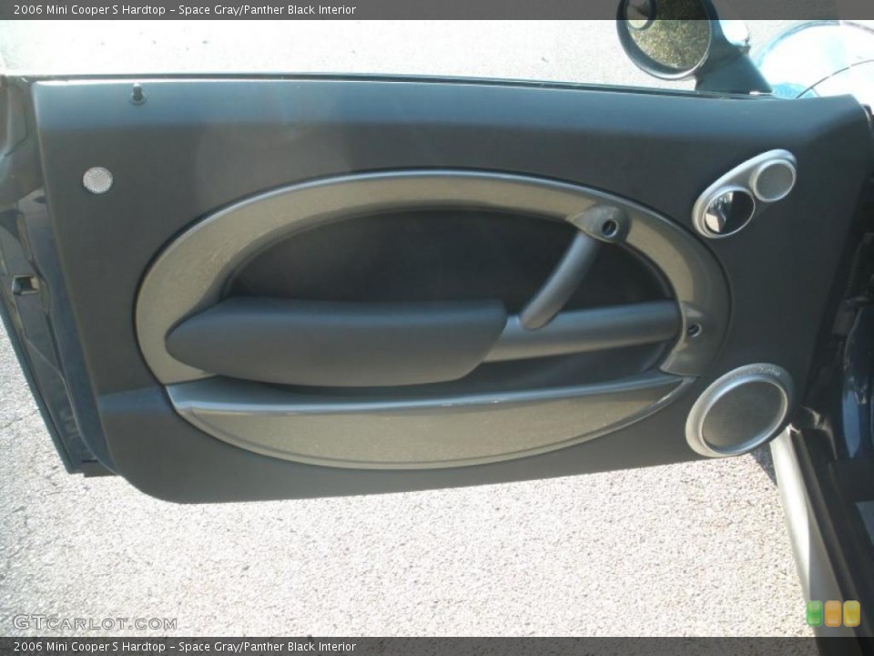 Space Gray/Panther Black Interior Door Panel for the 2006 Mini Cooper S Hardtop #42161428