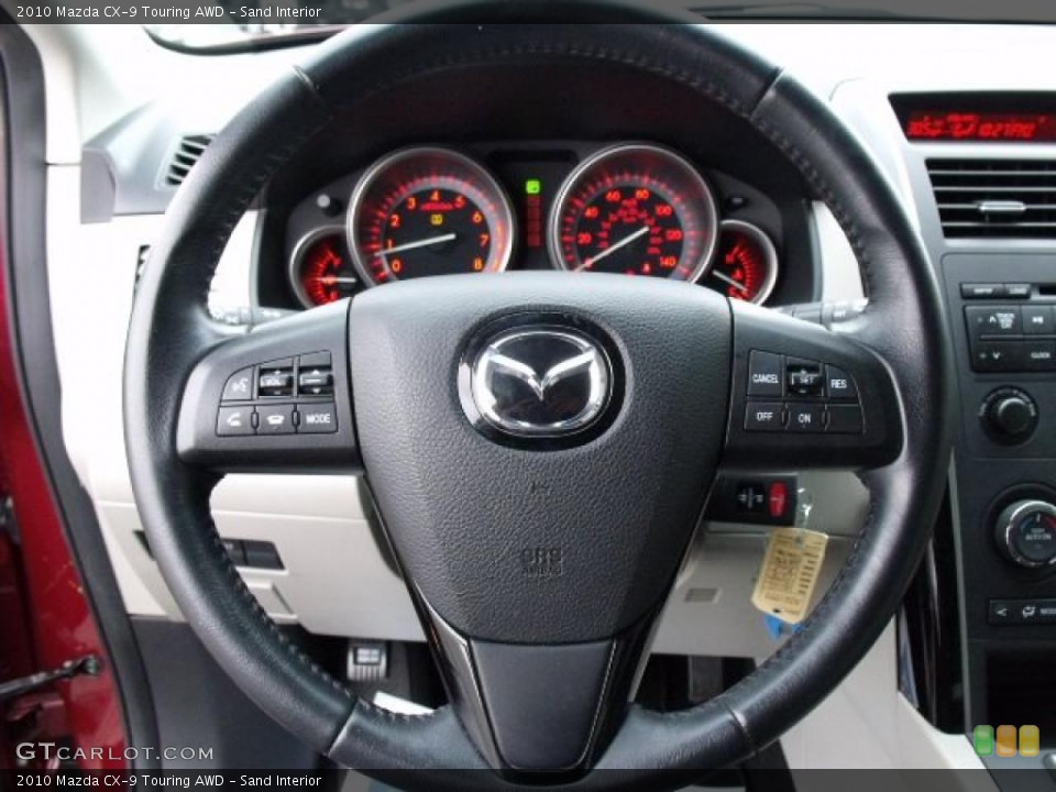 Sand Interior Steering Wheel for the 2010 Mazda CX-9 Touring AWD #42163328