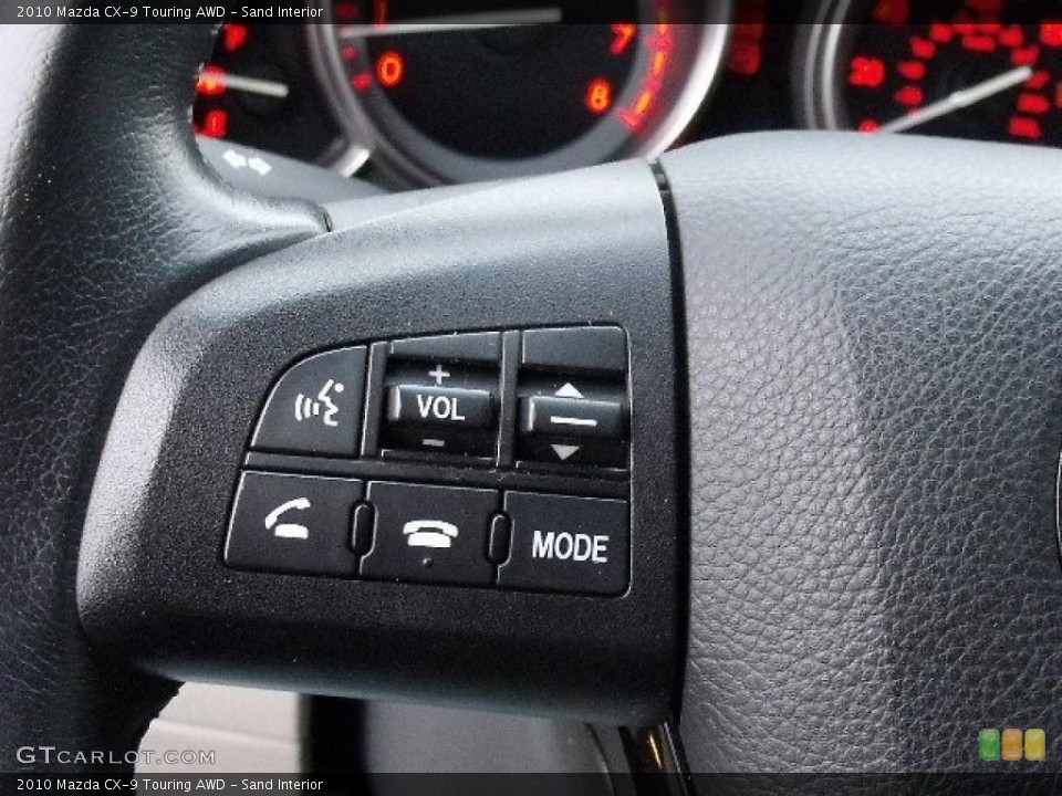 Sand Interior Controls for the 2010 Mazda CX-9 Touring AWD #42163344