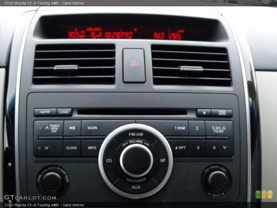 Sand Interior Controls for the 2010 Mazda CX-9 Touring AWD #42163436
