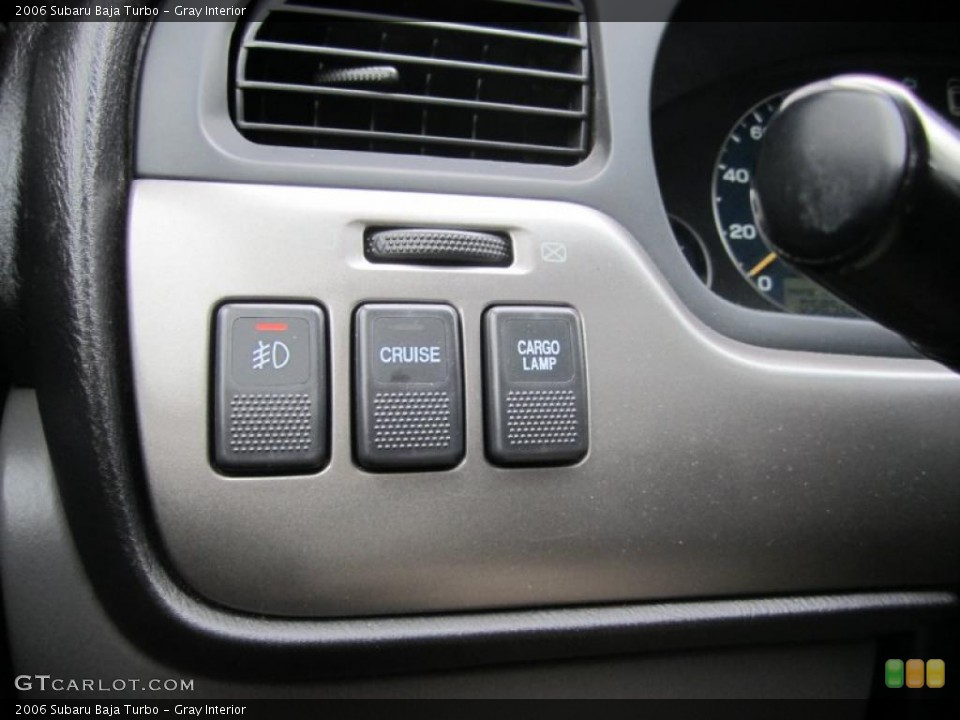 Gray Interior Controls for the 2006 Subaru Baja Turbo #42164124