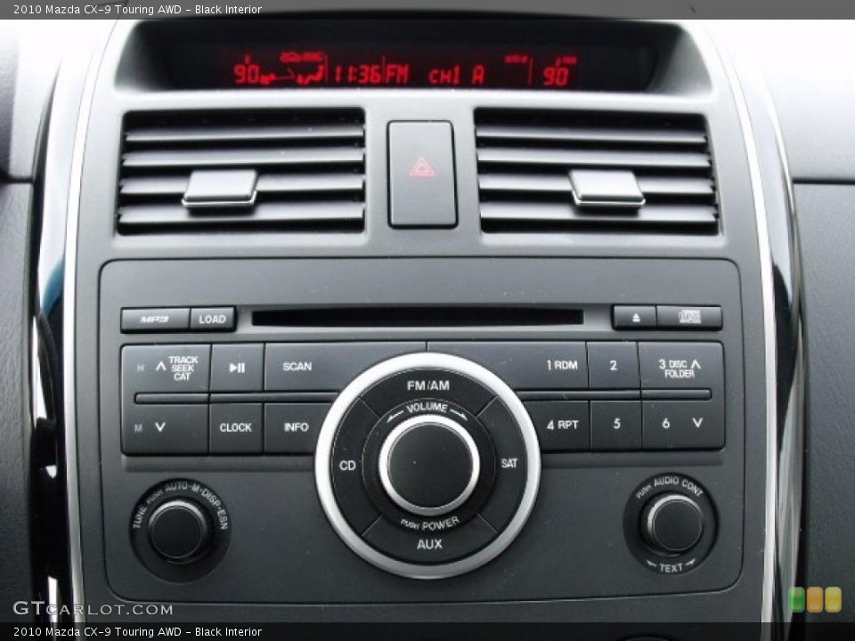 Black Interior Controls for the 2010 Mazda CX-9 Touring AWD #42164164