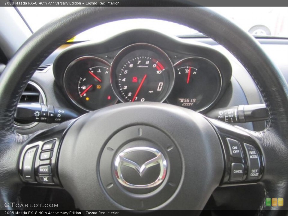 Cosmo Red Interior Steering Wheel for the 2008 Mazda RX-8 40th Anniversary Edition #42164692