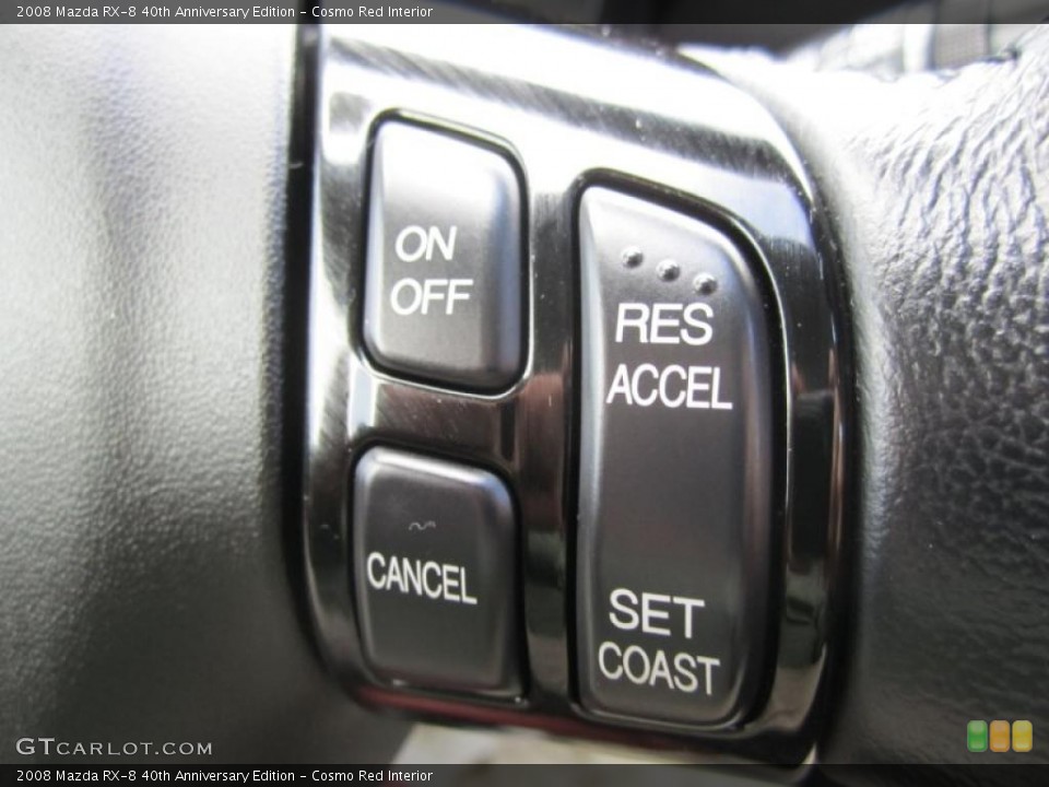 Cosmo Red Interior Controls for the 2008 Mazda RX-8 40th Anniversary Edition #42164728