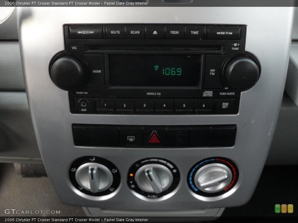 Pastel Slate Gray Interior Controls for the 2006 Chrysler PT Cruiser  #42165100
