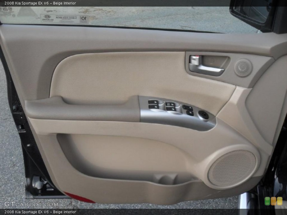 Beige Interior Door Panel for the 2008 Kia Sportage EX V6 #42165876