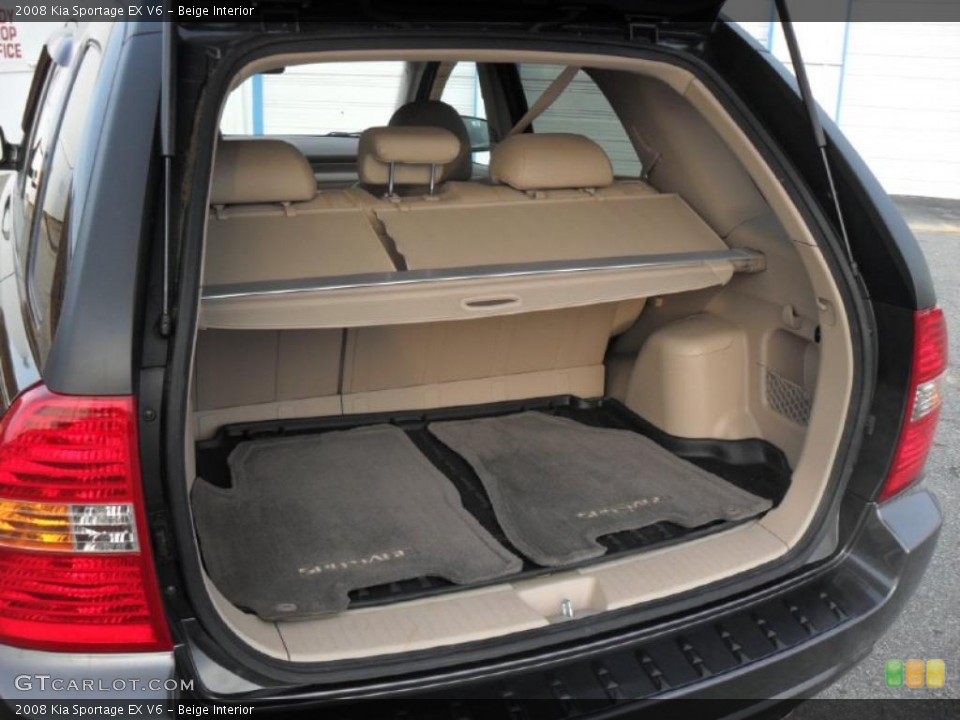 Beige Interior Trunk for the 2008 Kia Sportage EX V6 #42166020