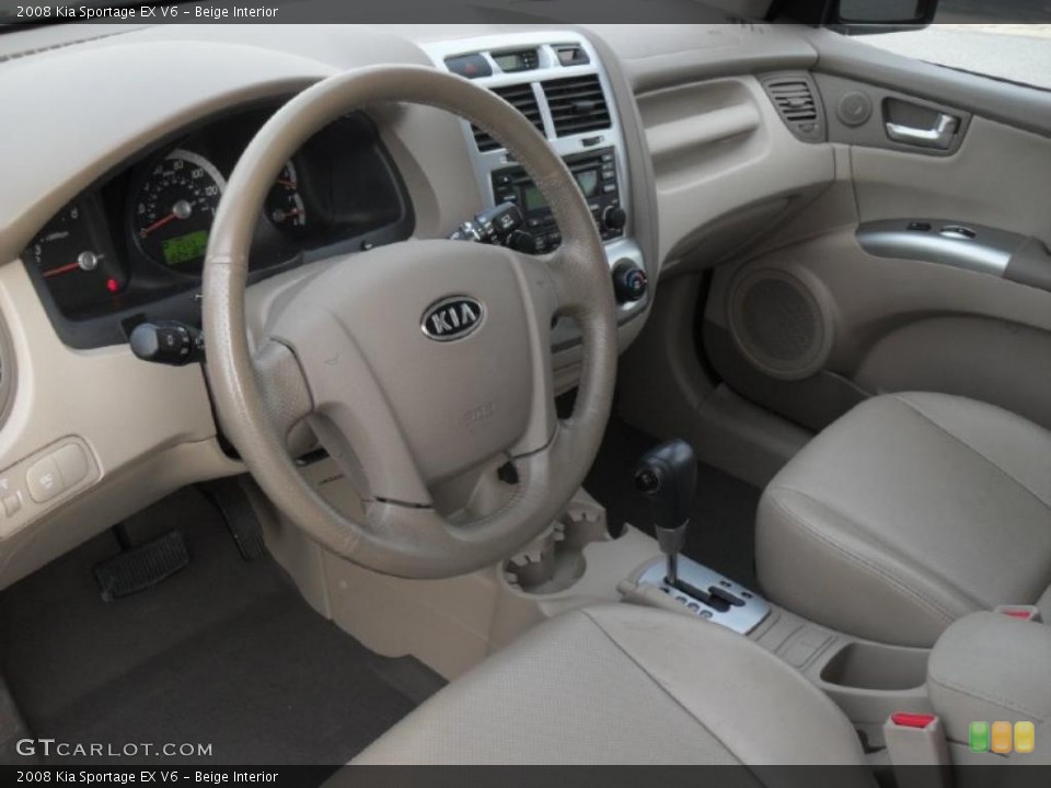 Beige Interior Photo for the 2008 Kia Sportage EX V6 #42166160