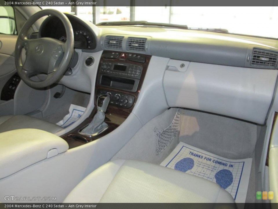 Ash Grey Interior Photo for the 2004 Mercedes-Benz C 240 Sedan #42170096
