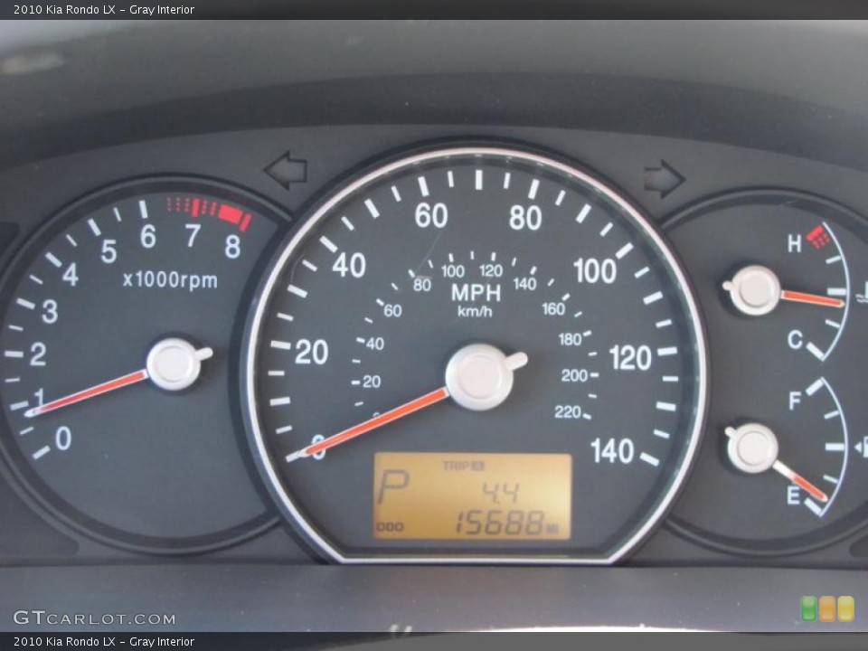 Gray Interior Gauges for the 2010 Kia Rondo LX #42173240