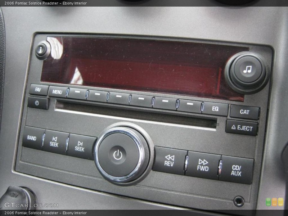Ebony Interior Controls for the 2006 Pontiac Solstice Roadster #42174524