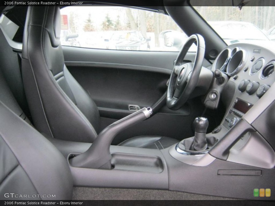 Ebony Interior Photo for the 2006 Pontiac Solstice Roadster #42174560
