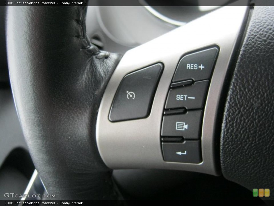 Ebony Interior Controls for the 2006 Pontiac Solstice Roadster #42174588