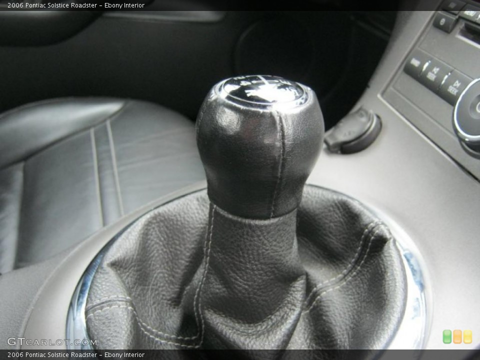Ebony Interior Transmission for the 2006 Pontiac Solstice Roadster #42174620