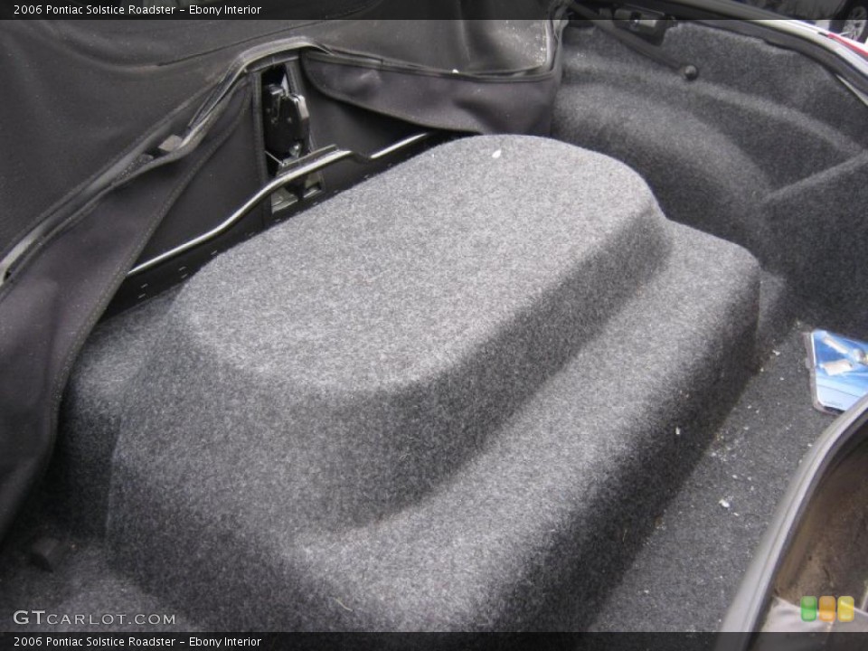 Ebony Interior Trunk for the 2006 Pontiac Solstice Roadster #42174668